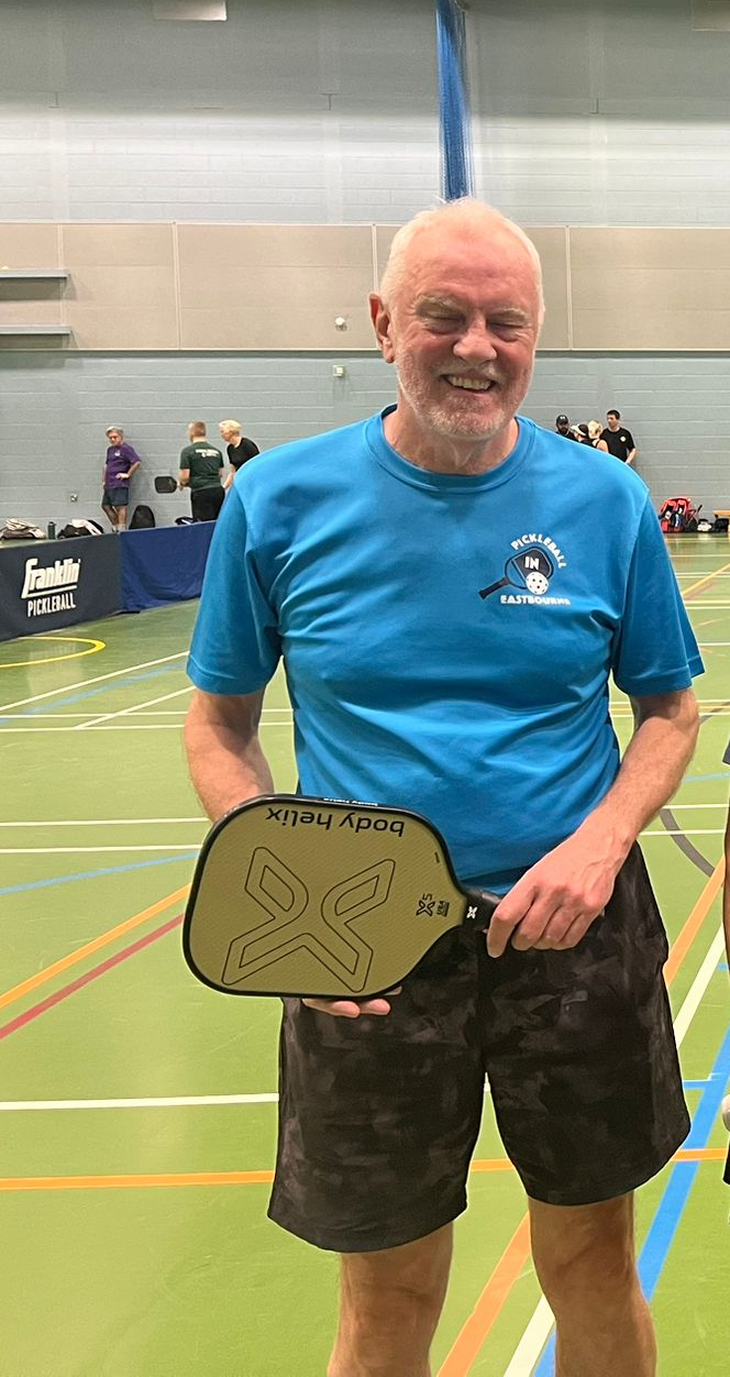 John Haining with his Body Helix X5 paddle